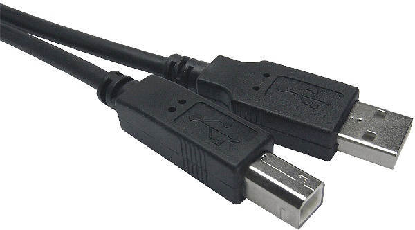 Cabo USB p/ Impressora USB A Macho x USB B Macho 1,80m