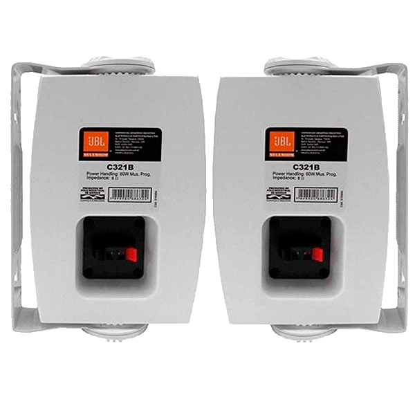 Caixa de Som Acústico JBL C321B Par - Branca
