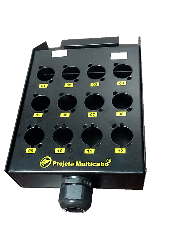 Caixa Multicanal 12 Vias 2 Saídas PROJETA
