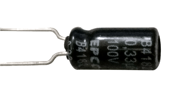 Capacitor Eletrolítico 0,33uf x 100V