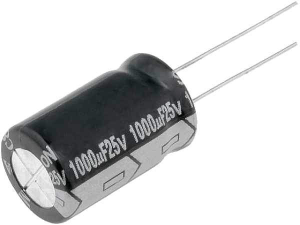 Capacitor Eletrolítico 1000uf x 25V