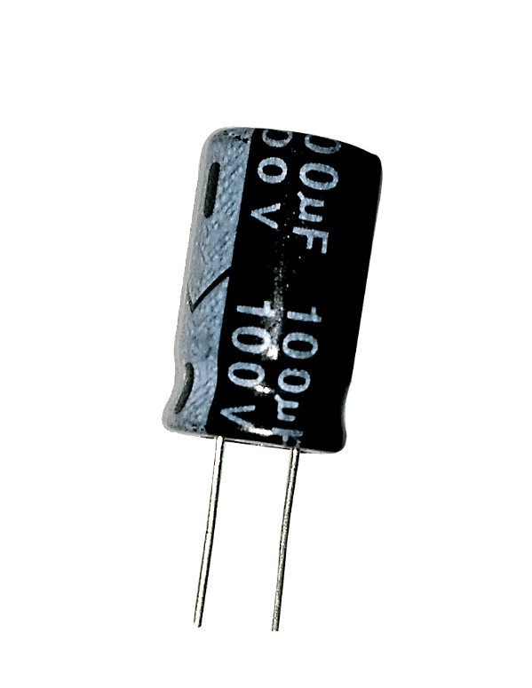 Capacitor Eletrolítico 100uf x 100V