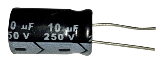 Capacitor Eletrolítico 10uf x 250V