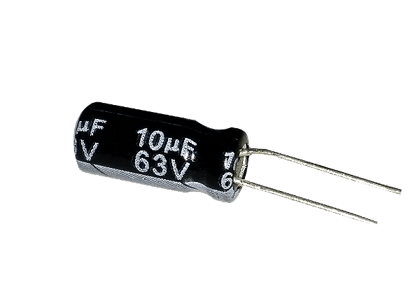 Capacitor Eletrolítico 10uf x 63V