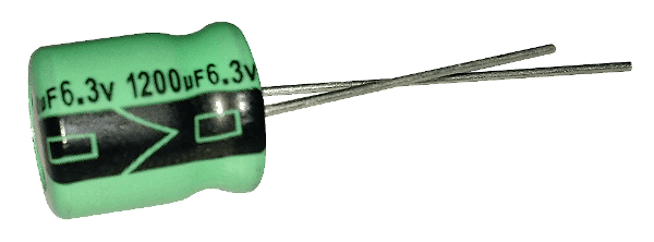 Capacitor Eletrolítico 1200uf x 6.3V