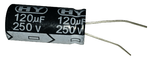 Capacitor Eletrolítico 120uf x 250V
