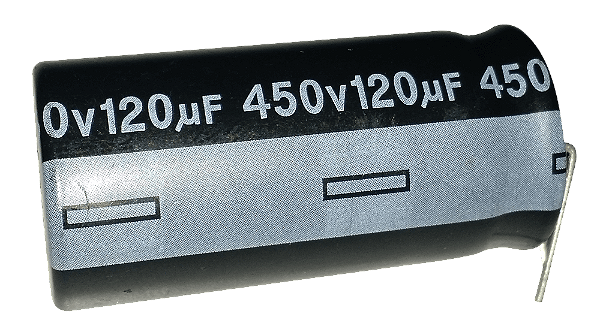 Capacitor Eletrolítico 120uf x 450V
