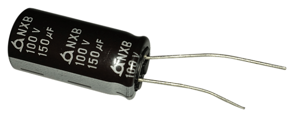 Capacitor Eletrolítico 150uf x 100V