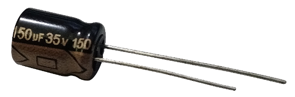 Capacitor Eletrolítico 150uf x 35V