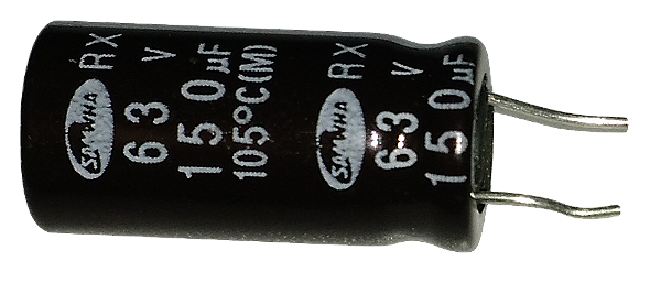 Capacitor Eletrolítico 150uf x 63V