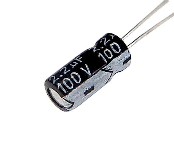 Capacitor Eletrolítico 2,2uf x 100V
