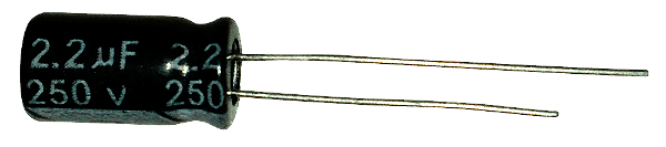 Capacitor Eletrolítico 2,2uf x 250V