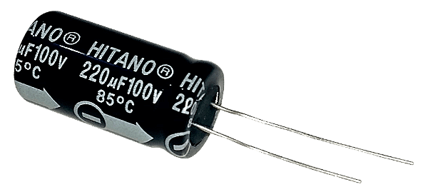 Capacitor Eletrolítico 220uf x 100V
