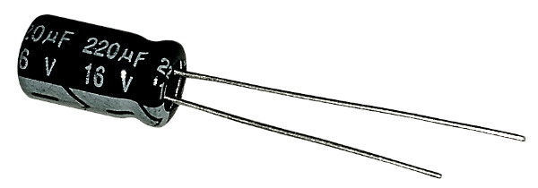 Capacitor Eletrolítico 220uf x 16V