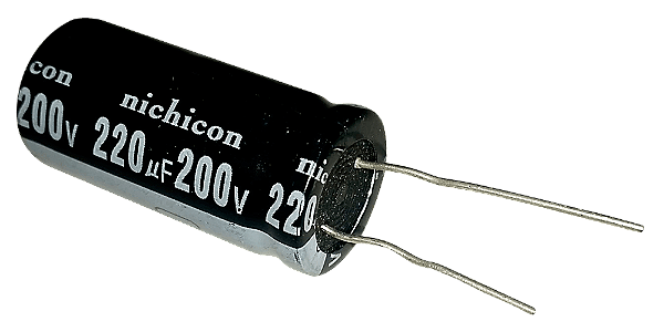 Capacitor Eletrolítico 220uf x 200V
