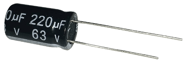 Capacitor Eletrolítico 220uf x 63V
