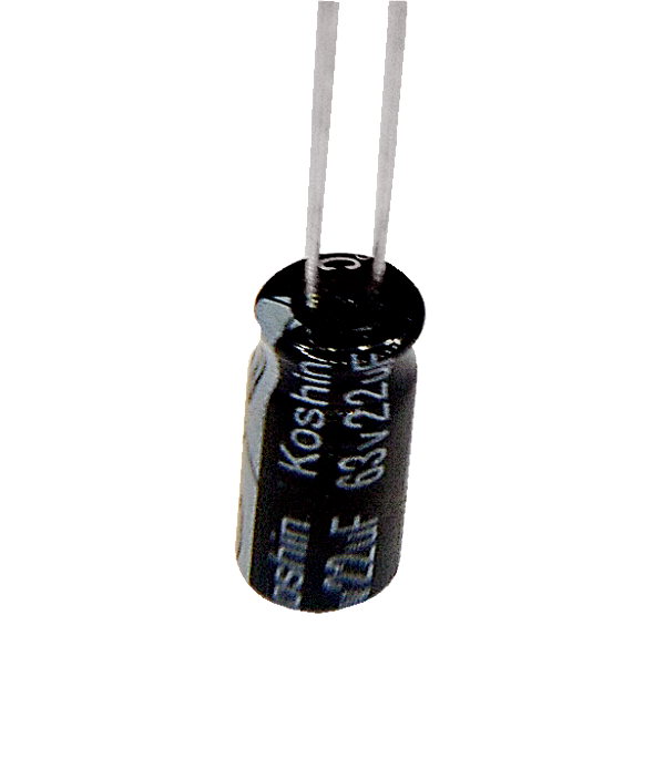 Capacitor Eletrolítico 22uf x 63V
