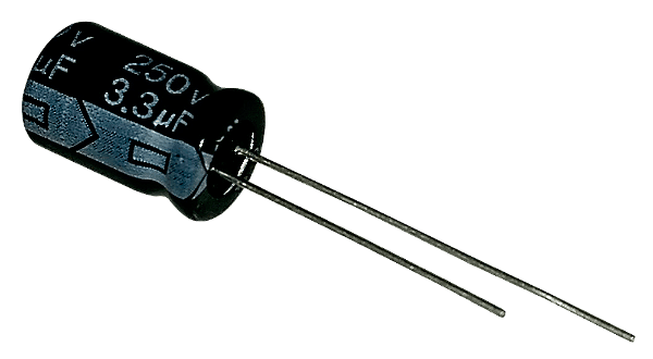 Capacitor Eletrolítico 3.3uf x 250V
