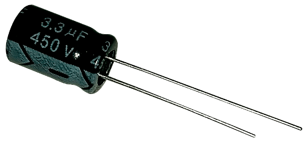 Capacitor Eletrolítico 3.3uf x 450V