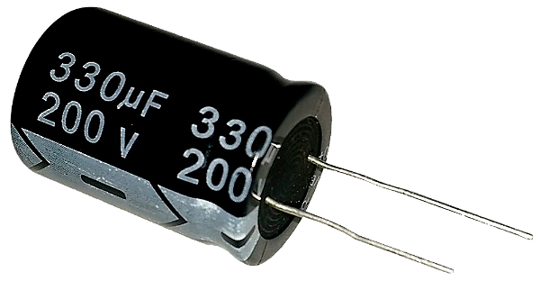 Capacitor Eletrolítico 330uf x 200V