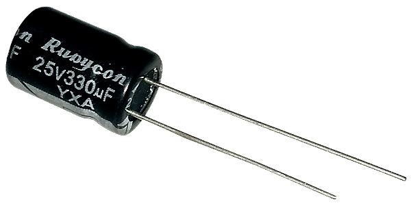 Capacitor Eletrolítico 330uf x 25V