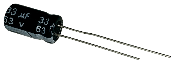 Capacitor Eletrolítico 33uf x 63V