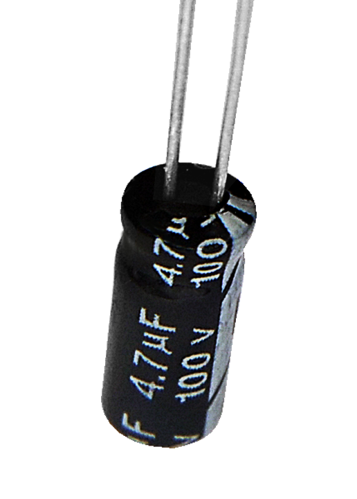 Capacitor Eletrolítico 4.7uf x 100V