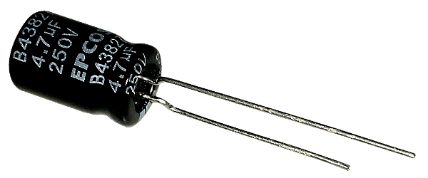 Capacitor Eletrolítico 4.7uf x 250V