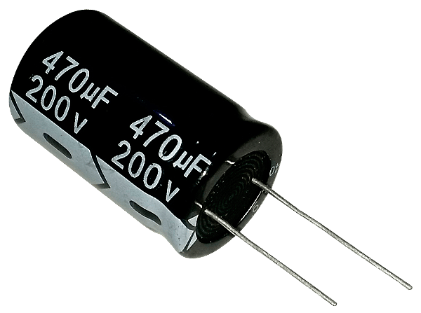 Capacitor Eletrolítico 470uf x 200V