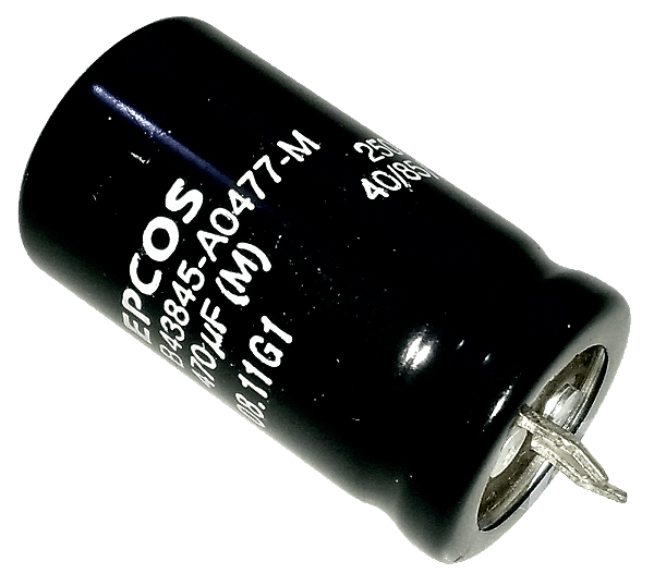 Capacitor Eletrolítico 470uf x 250V