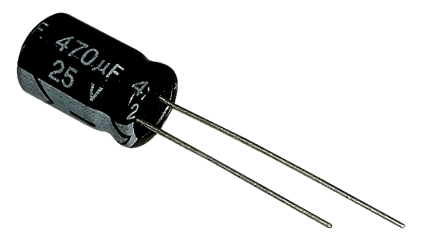 Capacitor Eletrolítico 470uf x 25V