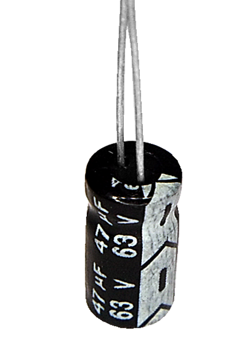 Capacitor Eletrolítico 47uf x 63V