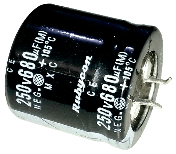 Capacitor Eletrolítico 680uf x 250V