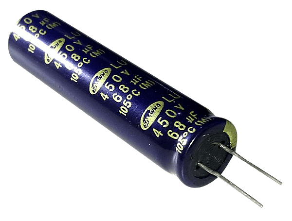 Capacitor Eletrolítico 68uf x 400V