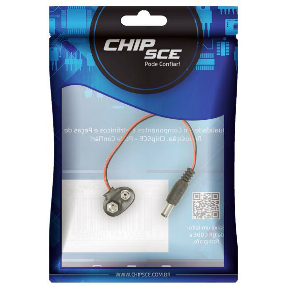 Clips Bateria 9V – Arduíno