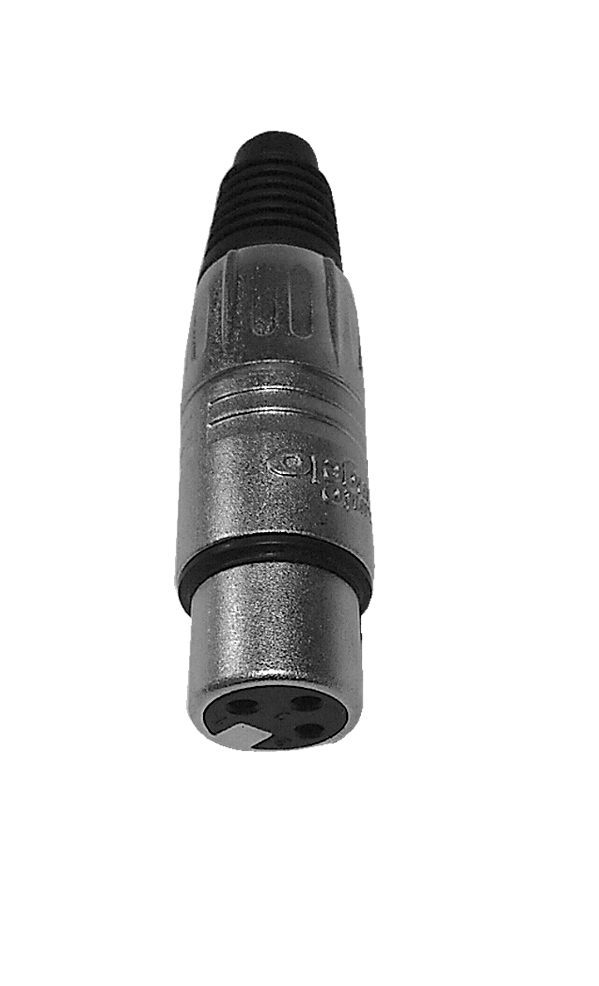 Conector XLR Fêmea 3 Pinos Santo Angelo