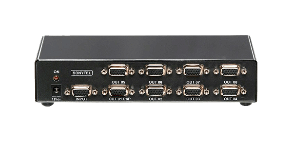 Distribuidor de Vídeo VGA/SVGA Splitter 1x8 Sonytel VSS-800