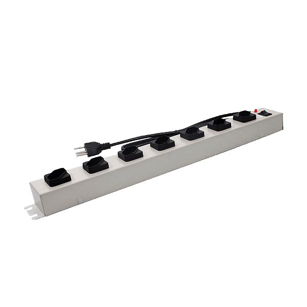 Filtro de Linha 7 Tomadas Bivolt Ferro Padrão NBR Fiolux