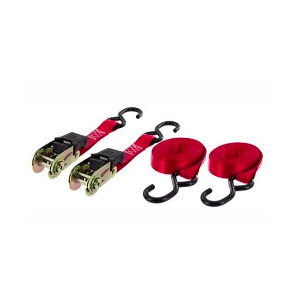 Fita com Catraca Emborrachada Par Vermelho AU520 Mutilaser