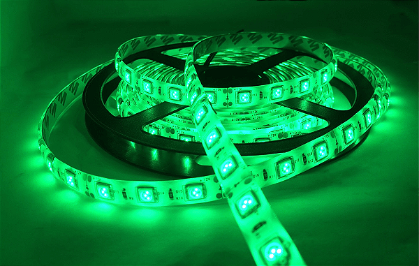 Fita Led 5050 12v 5 Metros Verde