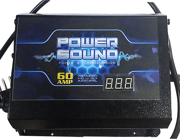 Fonte Automotiva Digital Power Sound 60A BIVOLT