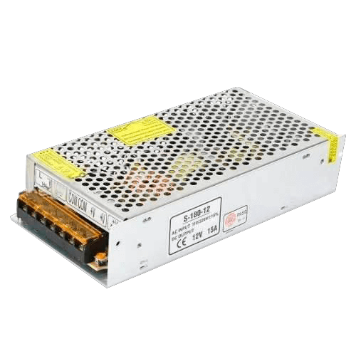 Fonte chaveada metálica  - 12V  - 15A - Bivolt