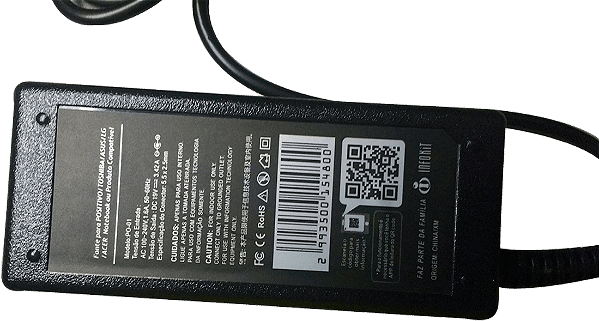 Fonte Notebook Asus 19V 3,42A 100-240V Bivolt