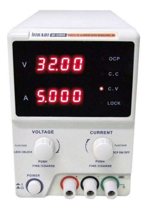 Fonte Regulável DC 3A  3 a 30v HF-3003s HIKARI