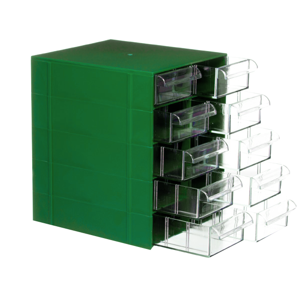 Gaveteiro MAGUS- 5GVT1+tap c/10 gavetas