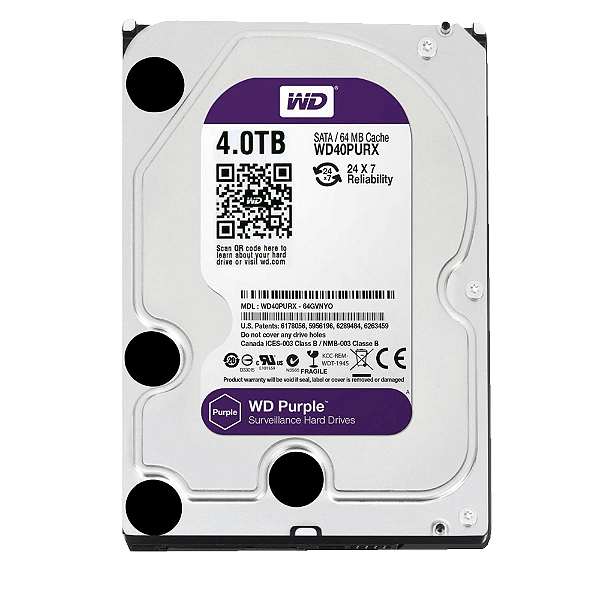 HD Intelbras/Western Digital 4TB