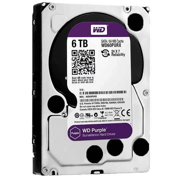 HD Intelbras/Western Digital 6TB