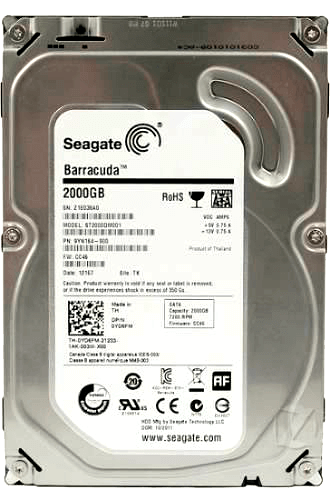 HD Seagate 2TB 7200RPM Sata