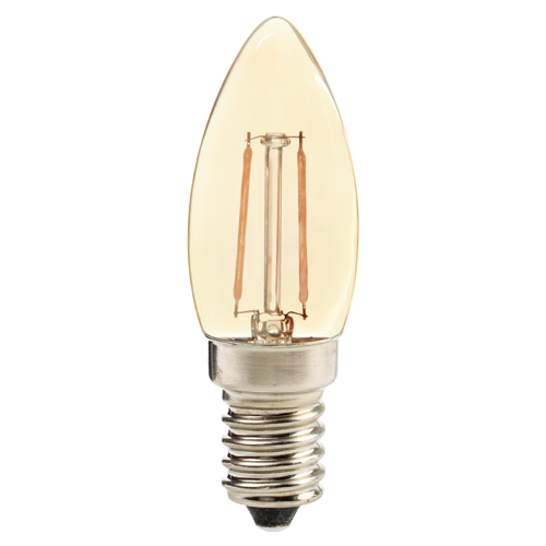 Lâmpada LED Retro Vela 2w 2200k Branco Quente E-14 Avant
