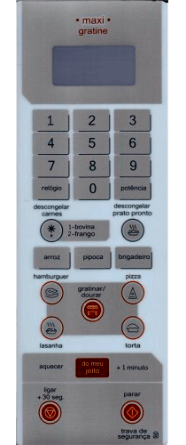 Membrana para Micro-ondas Brastemp BMG 35 AB MAXI-GRATINE - 2113001
